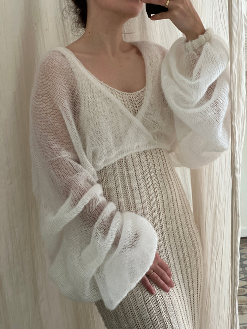 GAIA Silk Mohair Bridal Cardigan