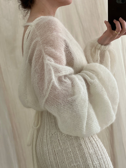 GAIA Silk Mohair Bridal Cardigan