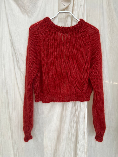 The Bowie Cardigan Tomato