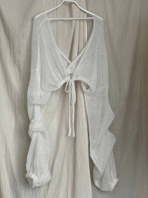 GAIA Silk Mohair Bridal Cardigan