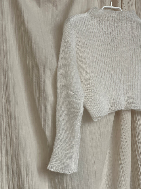 CLEO Silk Mohair Bridal Sweater