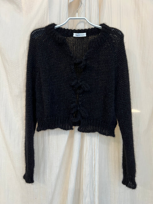 The Bowie Cardigan Charcoal