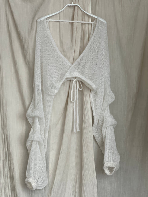 GAIA Silk Mohair Bridal Cardigan