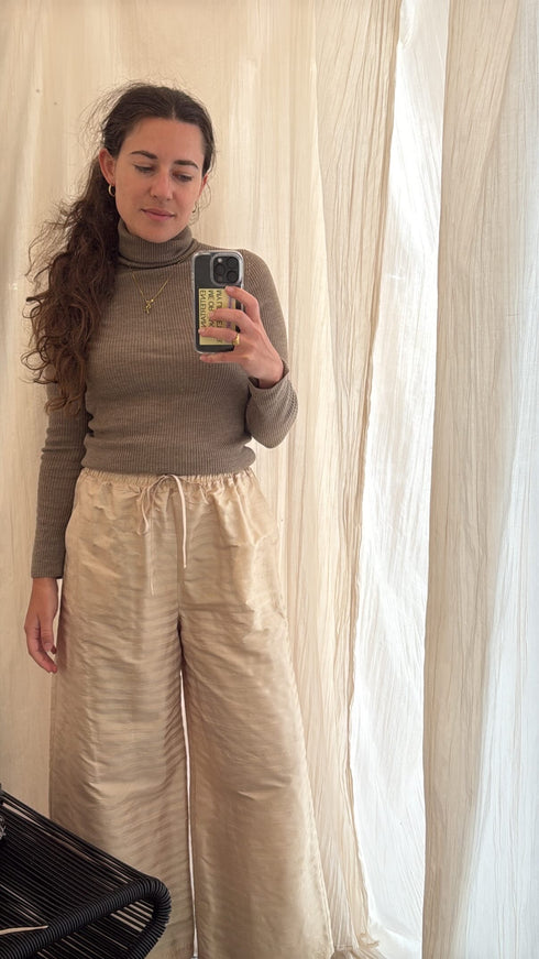 Dupion Silk Trousers Megan