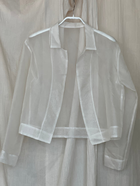 CLARA Eri Silk Organza Jacket