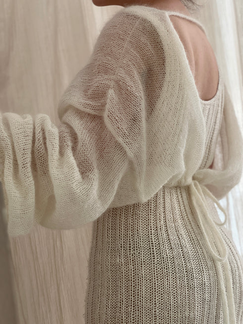 GAIA Silk Mohair Bridal Cardigan