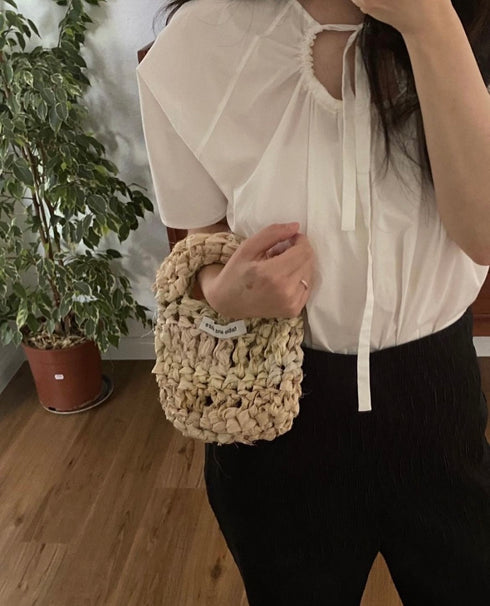 Mini Sari Silk Market Bag