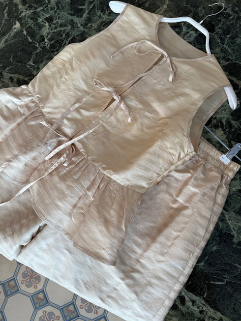 Dupion Silk Trousers Megan