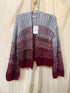 SALE Cashmere Silk Brioche Cardigan S/M