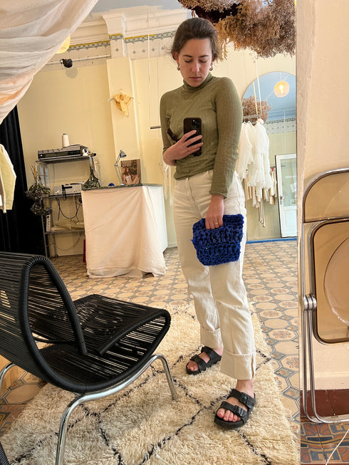 Mini Sari Silk Market Bag