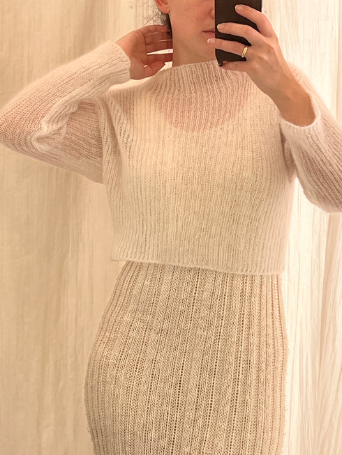 CLEO Silk Mohair Bridal Sweater