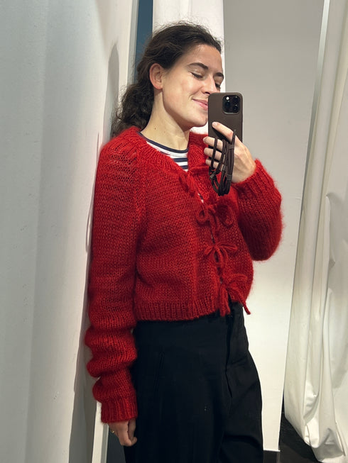 The Bowie Cardigan Tomato