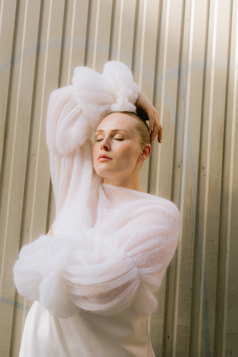 SOL Silk Mohair Bridal Cover