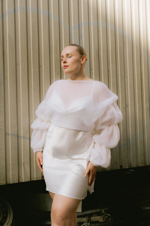 SOL Silk Mohair Bridal Cover