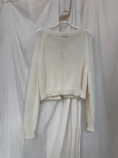 BOWIE Embroidered Bridal Silk Mohair Cardigan