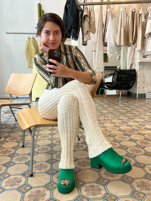 アヒムサ シルク パンツ