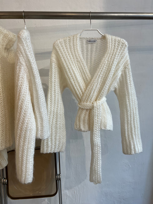 Wrap Cardigan Brioche