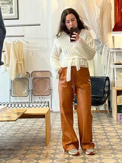 Wrap Cardigan Brioche